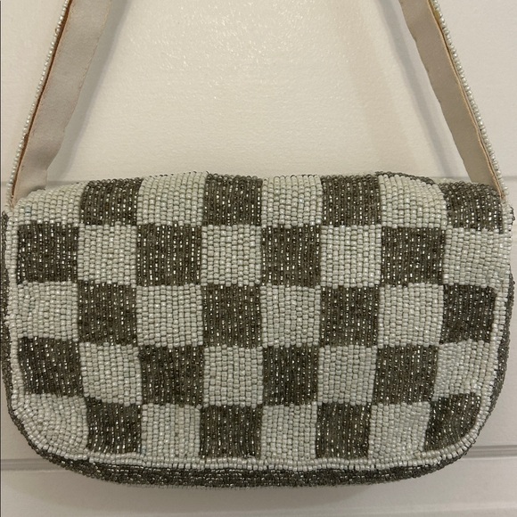 Anthropologie The Fiona Beaded Bag: Checker Edition - Picture 8 of 10